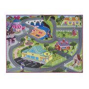 Minnie Mouse Pink City Area Rugs, 5 x 7, Non Slip Backing