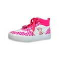 thumbnail image 1 of Minnie Mouse Polka-Dot Pink High-Top Girl's Shoes-Size 12, 1 of 3