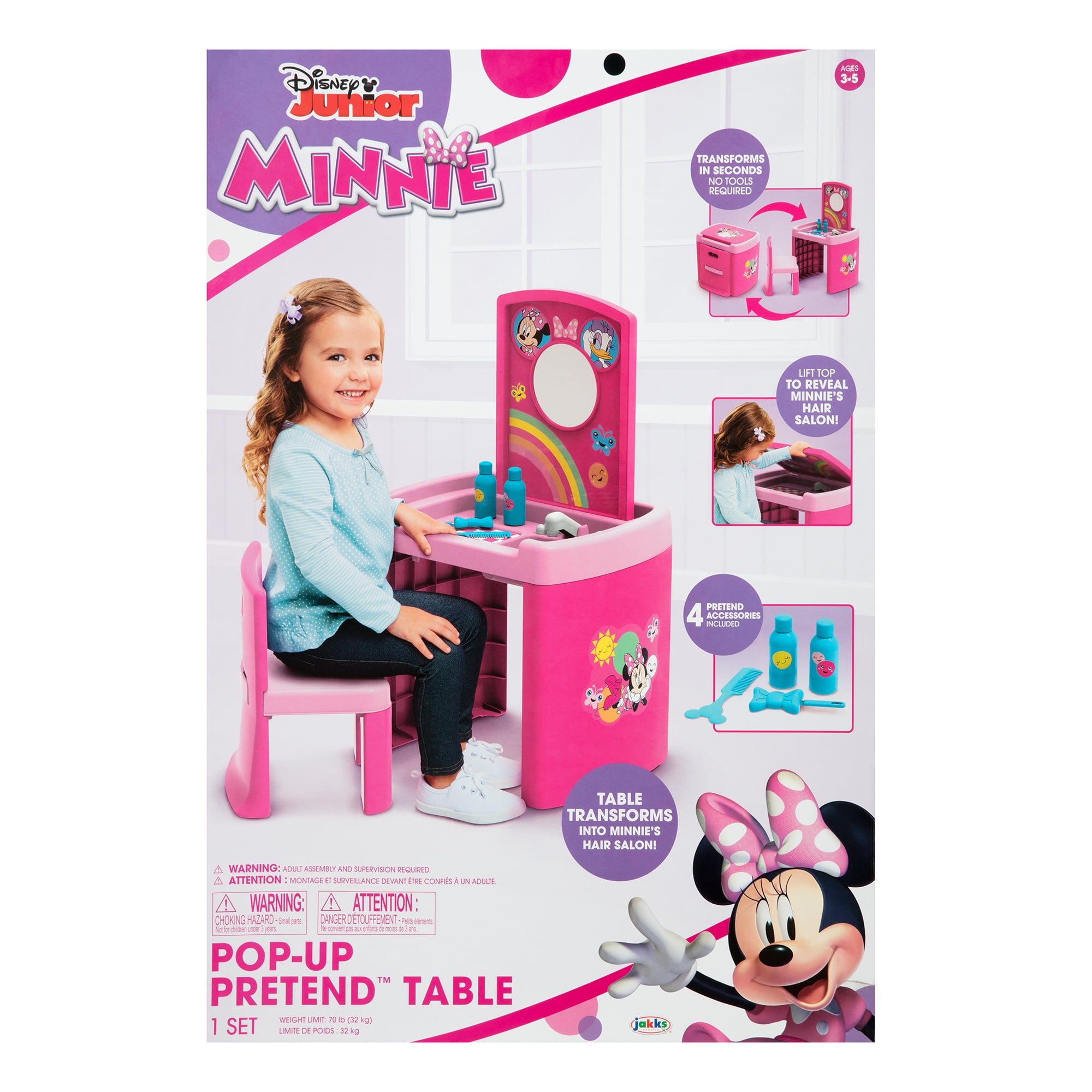 Minnie Mouse Pop N Pretend Table Age Group 3-5