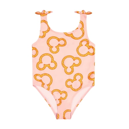 The Aristocats Minnie Mouse Printed Toddler Girl One-Piece Swimsuit, Sizes 12 Months-5T