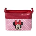 thumbnail image 1 of Minnie Mouse Rectangular Kids Storage Bin for Kids Room, Pink Polyester, 1 of 5