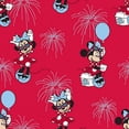 thumbnail image 1 of Minnie Mouse Red Patriotic Cotton Fabric, 1 of 1