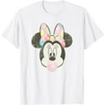 thumbnail image 1 of Minnie Mouse Retro Bubblegum Big Face Portrait DTG Print Unisex T-Shirt, 1 of 5