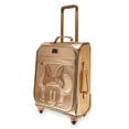 thumbnail image 1 of Minnie Mouse Rolling Luggage by Loungefly – Briar Rose Gold, 1 of 2