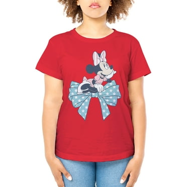 Minnie Mouse, Short Sleeve Graphic T-Shirt, Women's