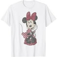 thumbnail image 1 of Minnie Mouse Shy Vintage DTG Print Unisex T-Shirt, 1 of 5