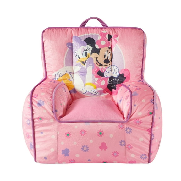 Minnie Mouse Square Beanbag Chair Pink, 18" inches