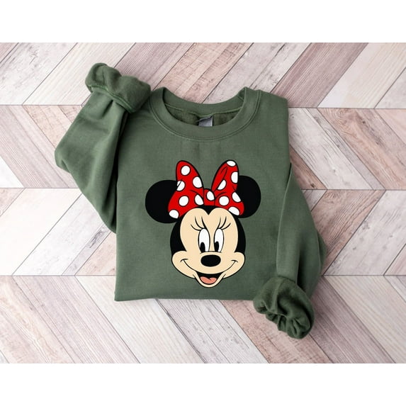 Minnie Mouse Sweatshirt, Disney Trip Sweatshirt, Disney Minnie Sweatshirt, Disney Sweatshirt, Disney Women Sweatshirt