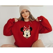 WOODCHILL Minnie Mouse Sweatshirt, Disney Trip Sweatshirt, Disney Minnie Sweatshirt, Disney Sweatshirt, Disney Women Sweatshirt