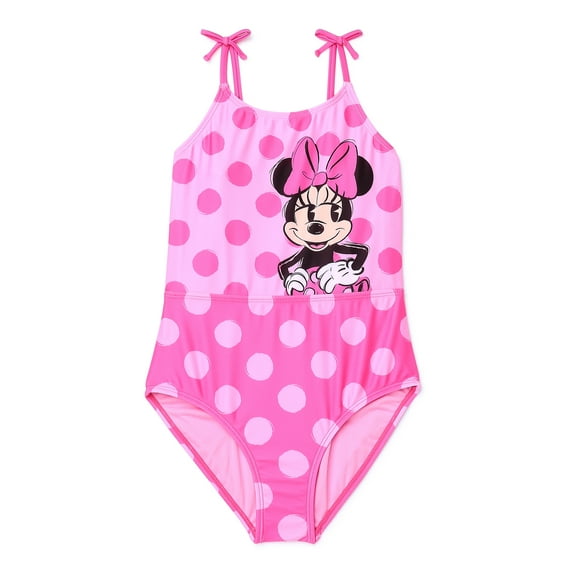 Disney Minnie Mouse One-Piece Swimsuit (Girl’s, Sizes 4/5 - 7/8)