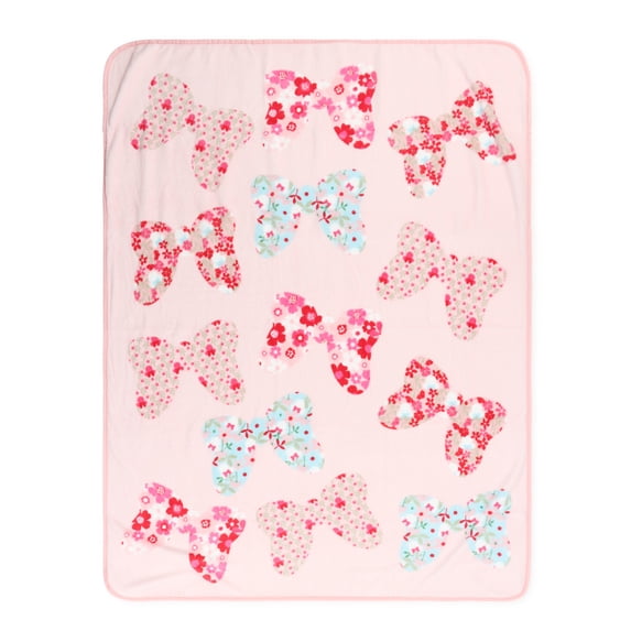 Minnie Mouse Throw Blanket, Liberty Minnie, Twin/Full, Coral Fleece, Multicolor, Disney, 46" x 60"