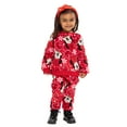 thumbnail image 1 of Minnie Mouse Toddler Girls Plush Print Sweatshirt and Pants Set, 2-Piece, Sizes 12M-5T, 1 of 6
