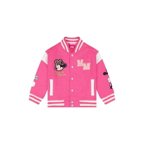 Minnie Mouse Toddler Girl Bomber Jacket, Sizes 12M-5T