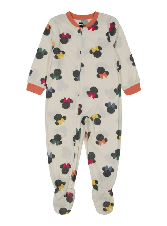 Minnie Mouse Toddler Girl 1 Piece Sleeper, Sizes 12M-5T