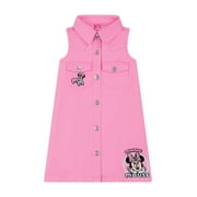 Minnie Mouse Toddler Girl Denim Sleeveless Dress, Sizes 12 Months-5T