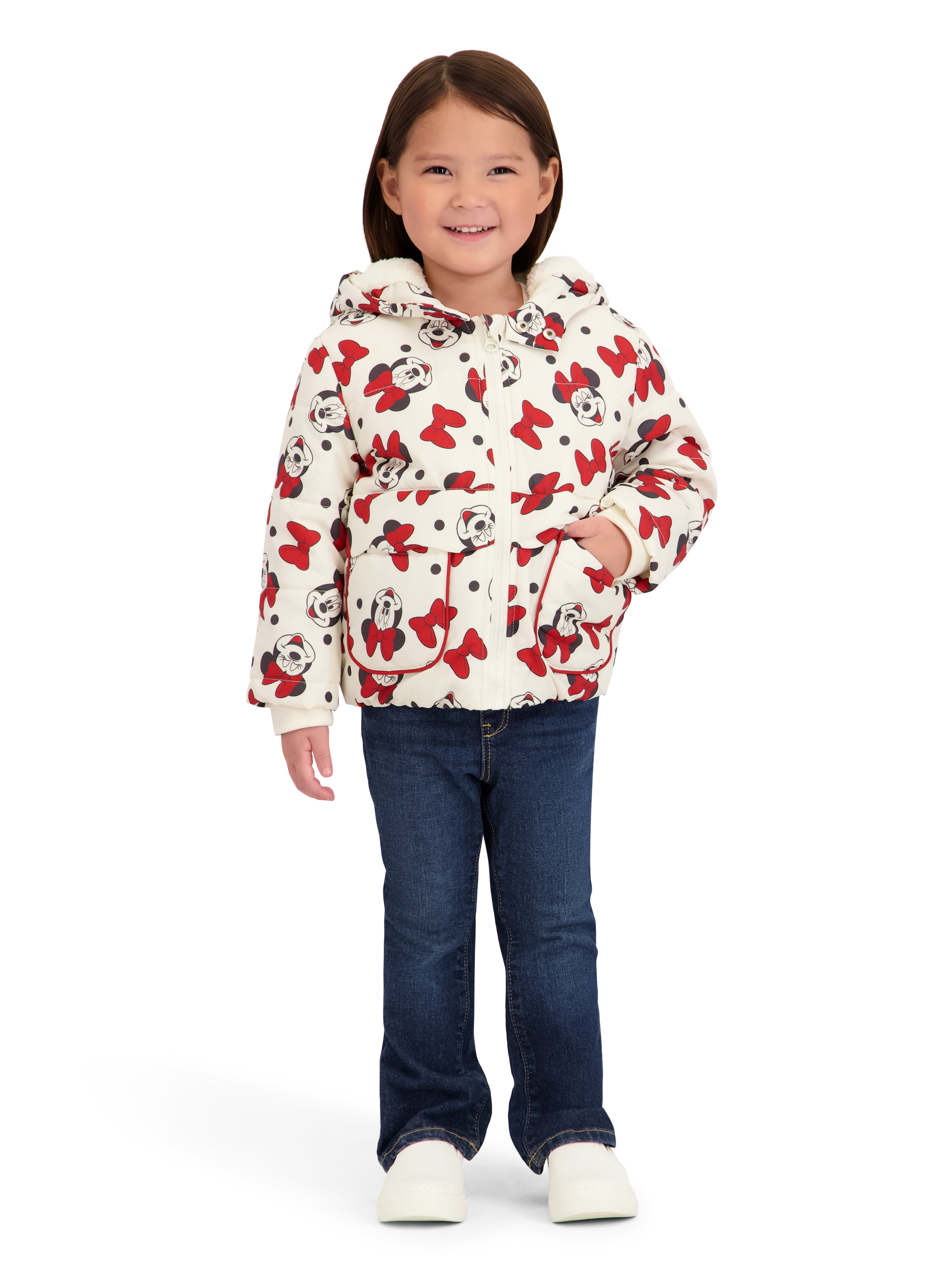 Hello Kitty Toddler Girl Puffer Jacket Sizes 12M 5T