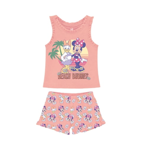 Minnie Mouse Toddler Girl Short Set, Sizes 12 Months-5T