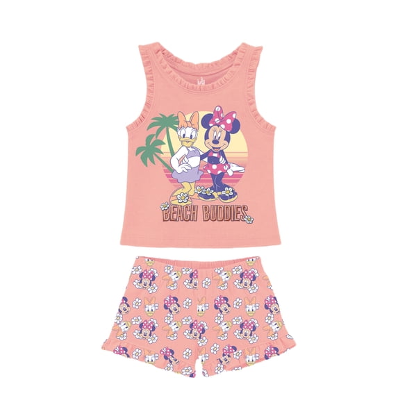 Minnie Mouse Toddler Girl Short Set, Sizes 12 Months-5T