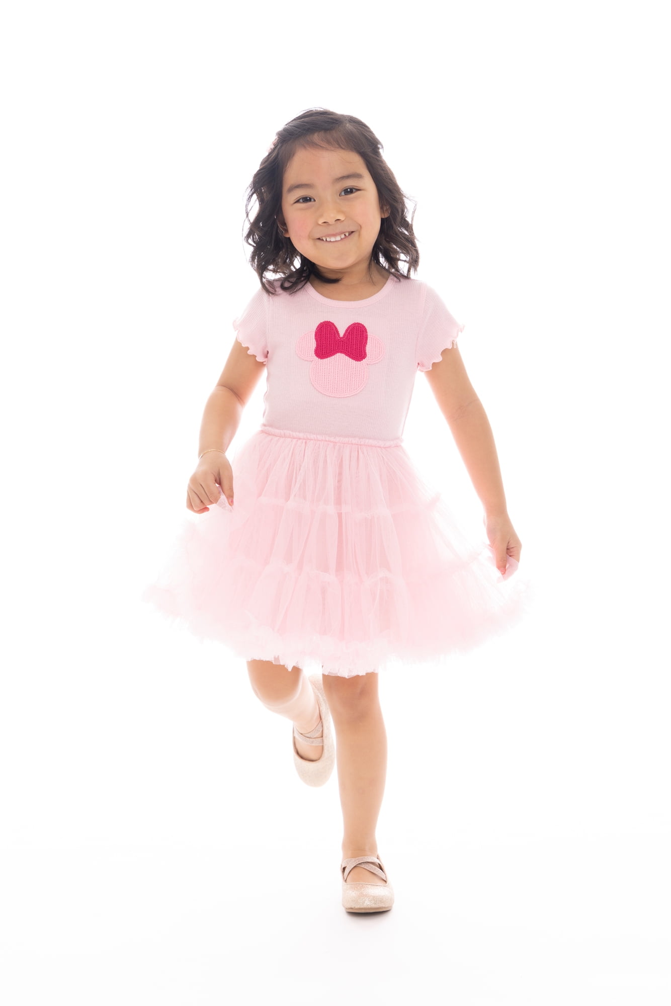 crochet minnie mouse dress Toddler Girl Tiered Tutu with Patch, Sizes 12M-5T Hair Color:Blue Silhouette Babydoll traje de minnie tejido para bebe Women's HALSTON Dresses | dress and matching headband
