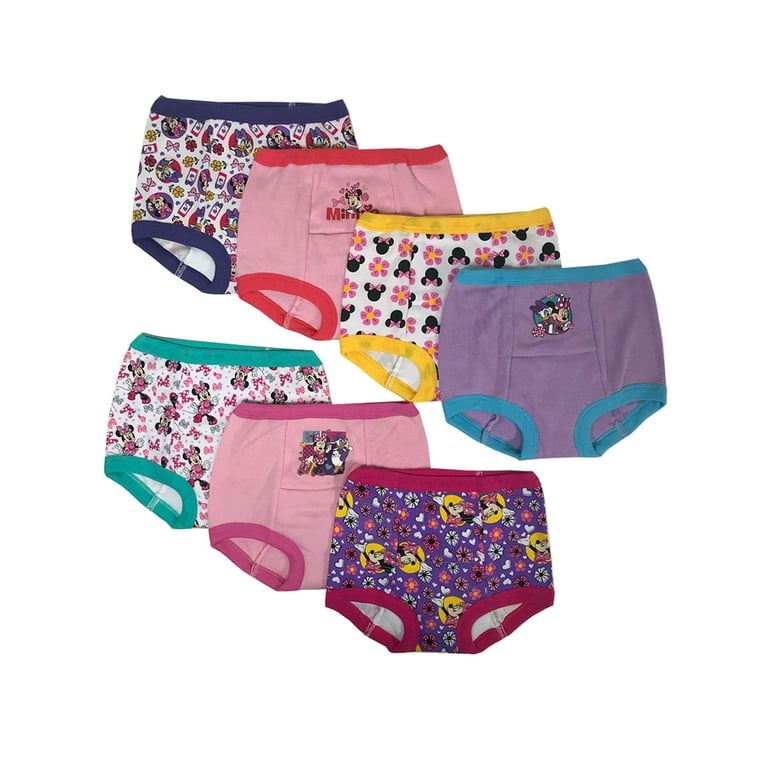 Minnie Mouse Toddler Girl Training Underwear, 7-Pack, Sizes 18M-4T 