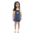 thumbnail image 1 of Minnie Mouse Toddler Girl Western Denim Shortall and Flutter Sleeve Tee Set, 2-Piece, Sizes 12M-5T, 1 of 11