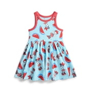 Minnie Mouse Toddler Girls Allover Print Graphic Tank Dress, Sizes 12M-5T