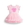 thumbnail image 1 of Minnie Mouse Toddler Girls Graphic Tutu Dress with Short Sleeves, Sizes 12M-5T, 1 of 7