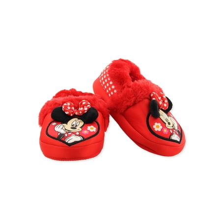 Minnie Mouse Toddler Girl's Plush A-Line Slippers CH87741H