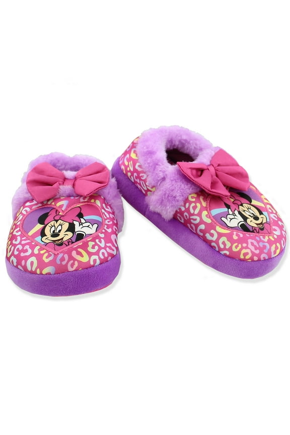 Minnie Mouse Toddler Girl's Plush A-Line Slippers CH89546H