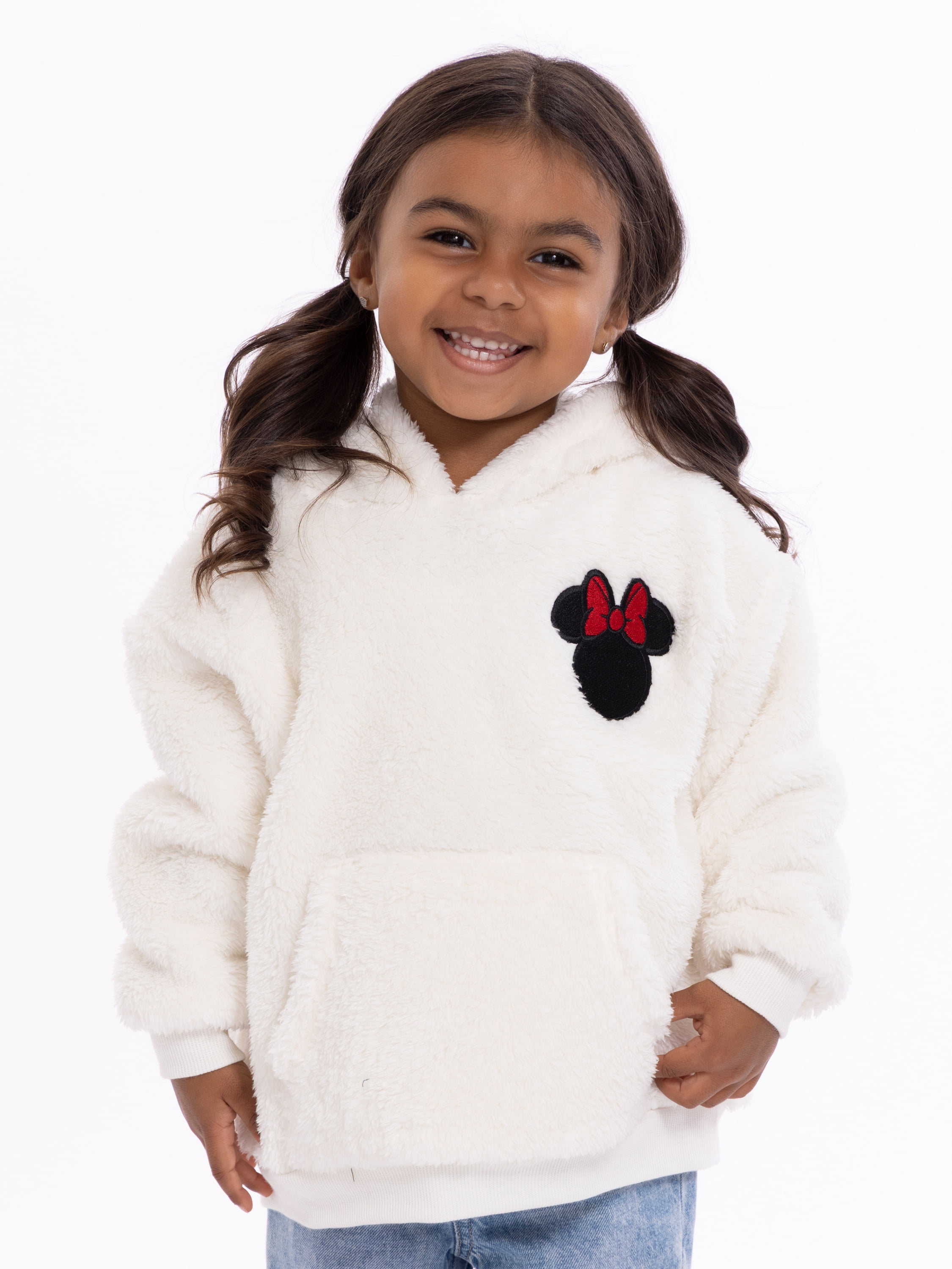 Minnie Mouse Toddler Girls Plush Cosplay Hoodie, Sizes 12M-5T