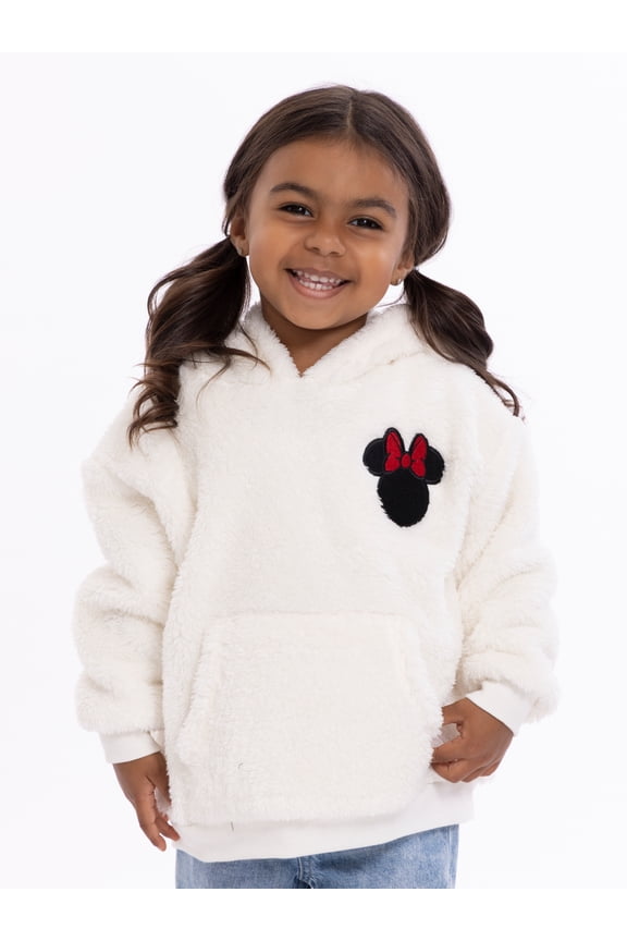 Minnie Mouse Toddler Girls Plush Cosplay Hoodie, Sizes 12M-5T