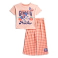 thumbnail image 1 of Minnie Mouse Toddler Girls Graphic Tee and Print Pants Set, 2-Piece, Sizes 12M-5T, 1 of 7