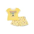 thumbnail image 1 of Minnie Mouse Toddler Girls Graphic Tee and Print Shorts Set, 2-Piece, Sizes 12M-5T, 1 of 9