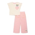 thumbnail image 1 of Minnie Mouse Toddler Girls Ruffle Graphic Tee and Pants Set, 2-Piece, Sizes 12M-5T, 1 of 9