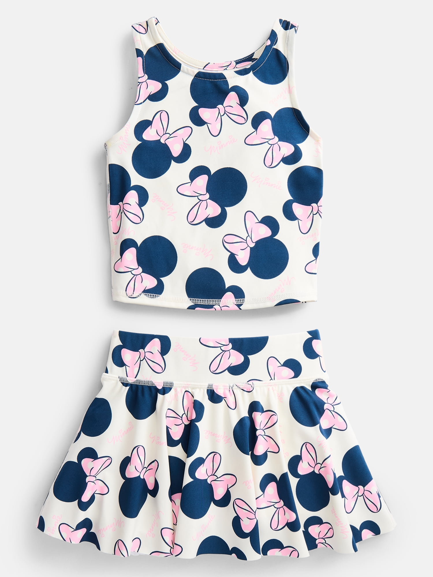Minnie Mouse Toddler Girls' Active Tank Top and Skort Set, 2-Piece, Sizes 12M-5T