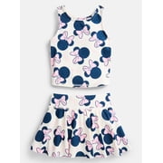 Minnie Mouse Toddler Girls' Active Tank Top and Skort Set, 2-Piece, Sizes 12M-5T