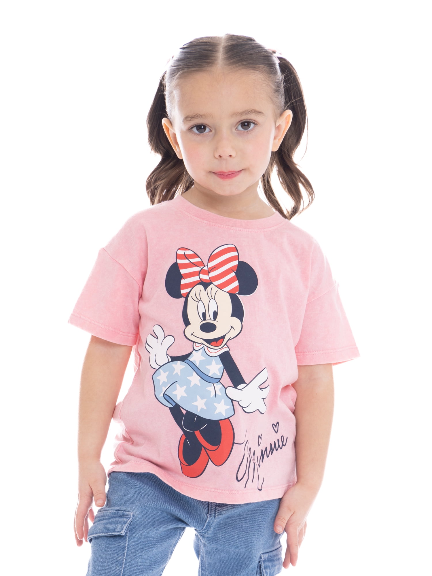 Minnie Mouse Toddler Americana Graphic Tee, Sizes 12M-5T
