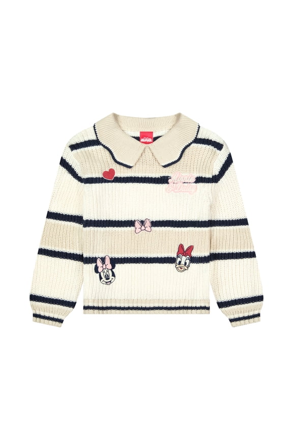 Toddler Girls Emb Patch Sweater, Sizes 12 Months - 5T