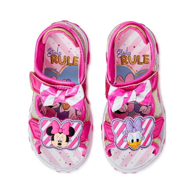 Minnie Mouse Toddler Girls Light Up Sandals Sizes 7 12 Walmart