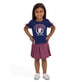 thumbnail image 1 of Minnie Mouse Toddler Girls Plaid Skort Set, Sizes 12 Months - 5T, 1 of 5