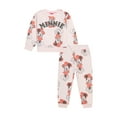 thumbnail image 1 of Minnie Mouse Toddler Girls Printed Fleece Jogger Set , Sizes 12 Months - 5T, 1 of 6
