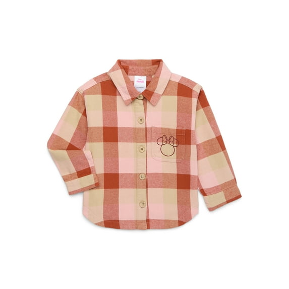 Minnie Mouse Toddler Girls Shacket, Sizes 12 Months - 5T