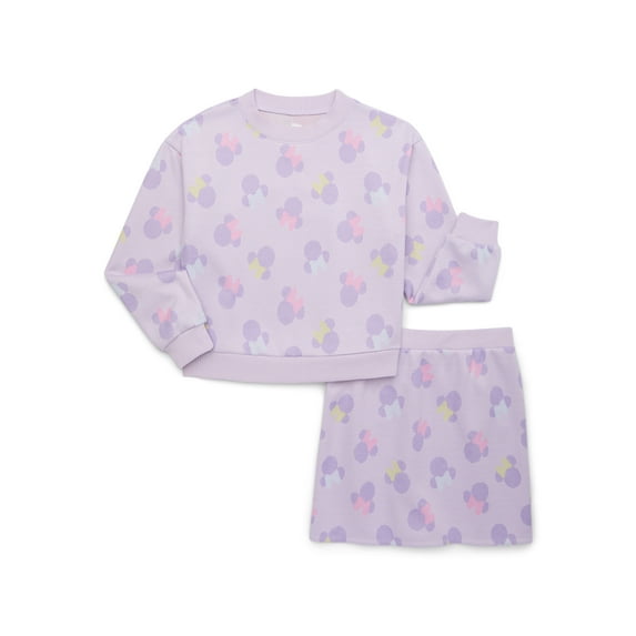 Minnie Mouse Toddler Girls Sweatshirt and Skirt Set, Sizes 12 months-5T