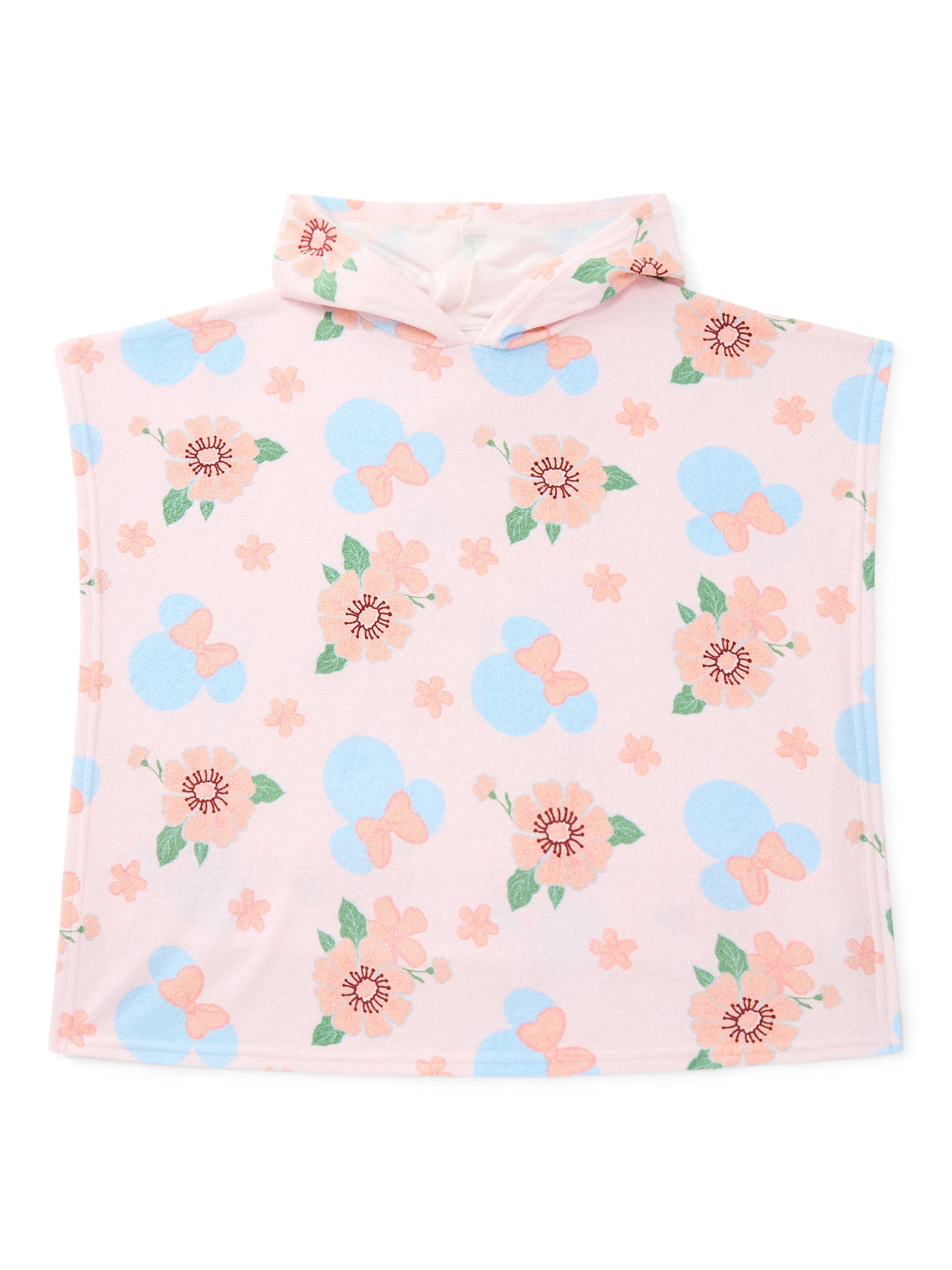 Character Toddler Girl Terry Cover Up Dress with Hood, Sizes 12M-5T