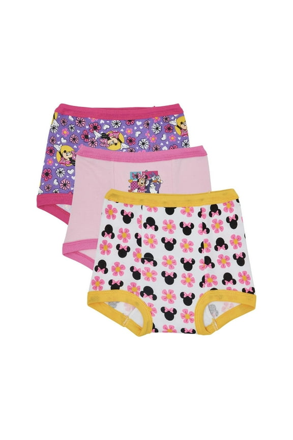 Toddler Girls Training Pants, 3-Pack