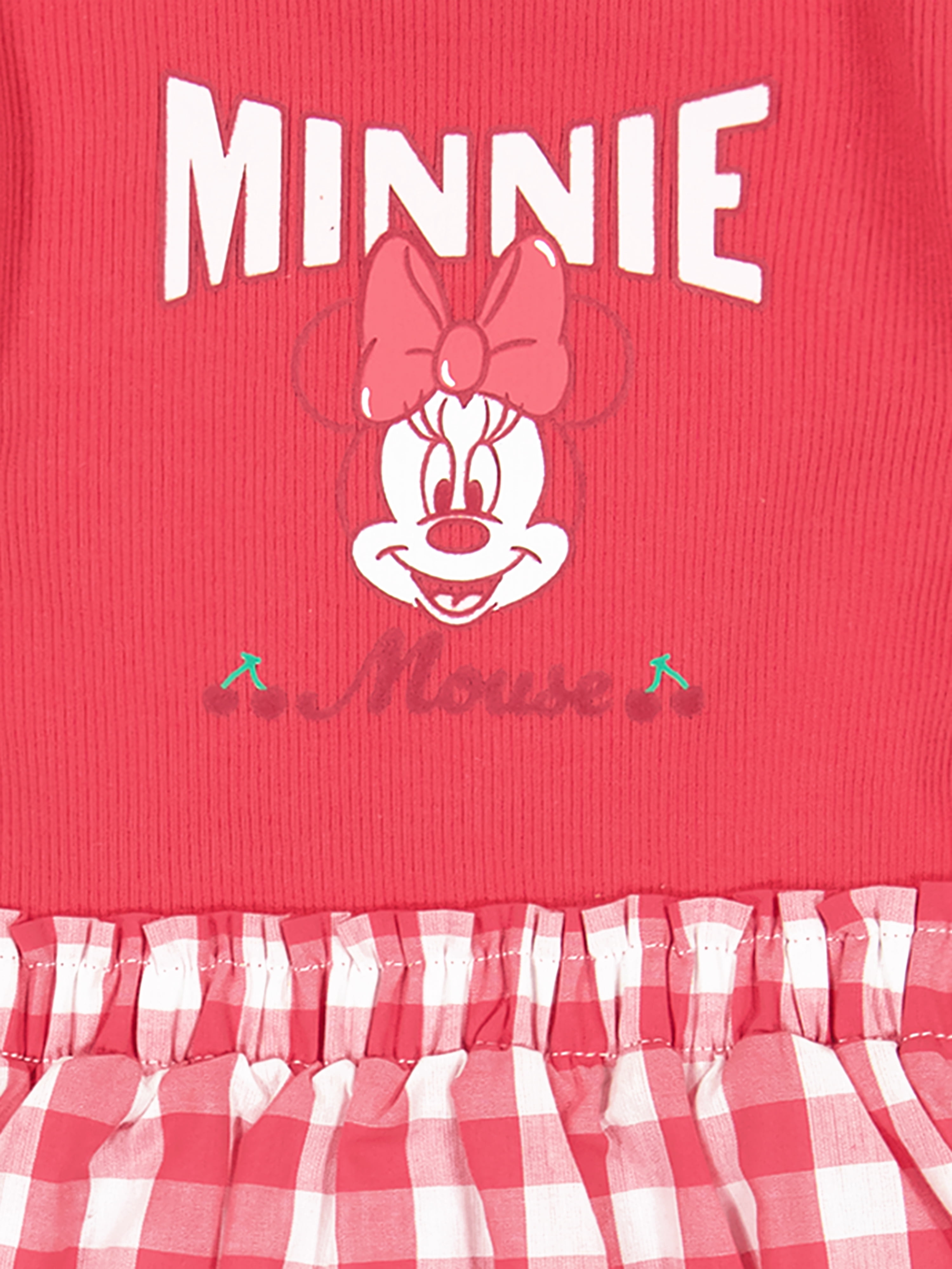 Minnie Mouse Toddler Girls Woven Short Sleeve Dress, Sizes 12 Months-5T
