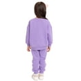 thumbnail image 1 of Minnie Mouse Toddler Long Sleeve Graphic Crewneck with Matching Jogger Pant, 2 Piece Set, Sizes 12M-5T, 1 of 8