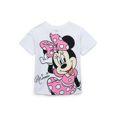 Minnie Mouse Toddler Short Sleeve Crewneck Tee, Sizes 12M-5T