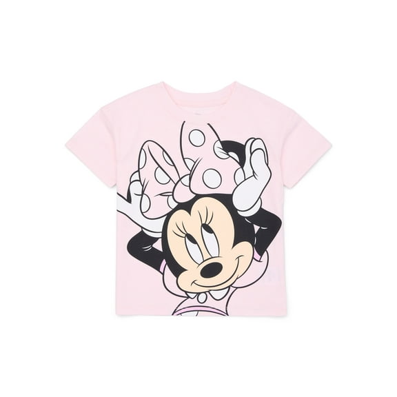 Minnie Mouse Toddler Short Sleeve Crewneck Tee, Sizes 12M-5T