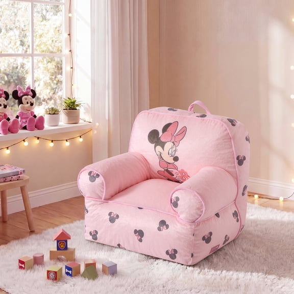 Minnie Mouse Toddler Square Bean Bag Chair, Pink